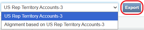 Export from table