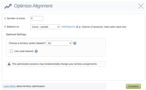 Optimizer interface