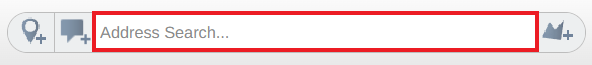 Top Tool bar close SS - Address Search